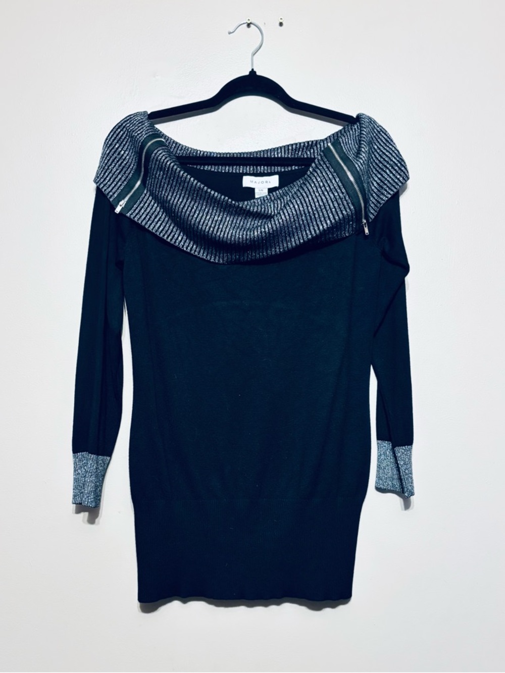 Off Shoulder Sparkly Majora Sweater